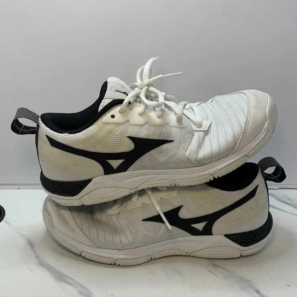 Mizuno Women's Wave Supersonic 2 Volleyball Shoes White Court 430288-0090 Size 6